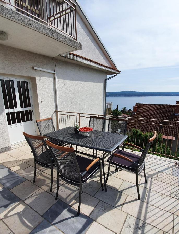 Seaview Apartment With Balcony And Terrace Barac Crikvenica Ngoại thất bức ảnh