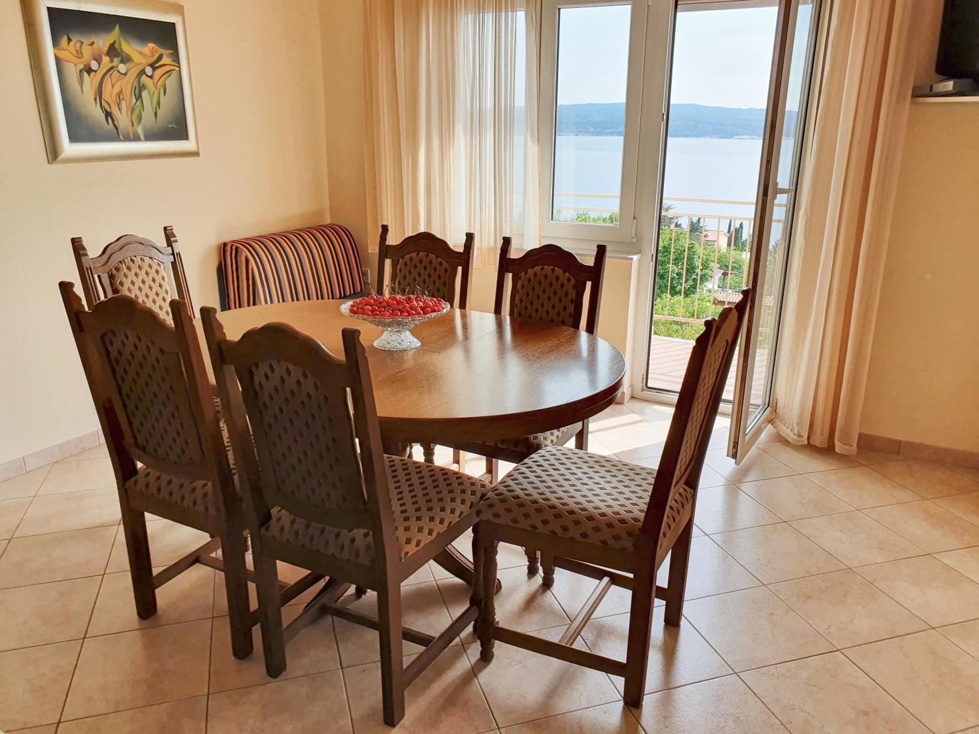 Seaview Apartment With Balcony And Terrace Barac Crikvenica Ngoại thất bức ảnh