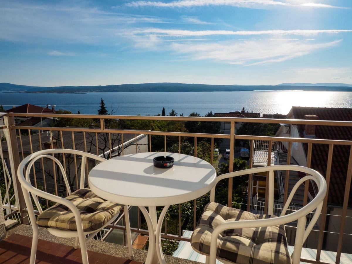 Seaview Apartment With Balcony And Terrace Barac Crikvenica Ngoại thất bức ảnh